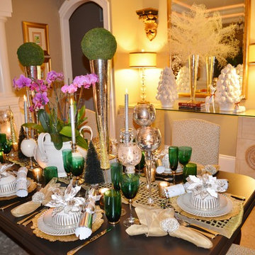 MY 2014 CHRISTMAS TREE, REINDEER & TABLE SETTINGS