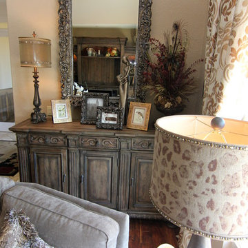 French Country Transitional Living Room