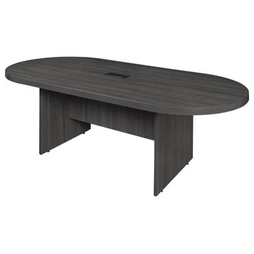 Legacy 95 Racetrack Conference Table with Power Data Grommet- Ash Grey