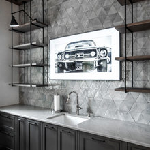 Under Counter Height Bar Area