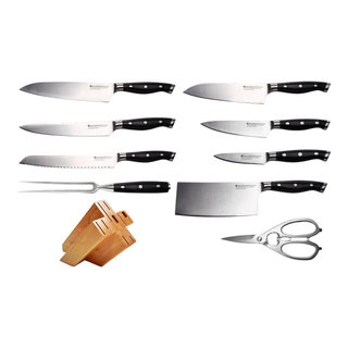 Prestige Acacia Magnetic 6-Piece Knife Block Set