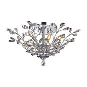 2011 Orchid Collection Flush Mount, Royal Cut, Clear, Royal Cut
