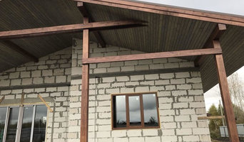 Дом с гаражом в стиле шале