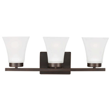 Generation Lighting 4411603EN3 Bayfield 3 Light 20"W LED Bathroom - Bronze