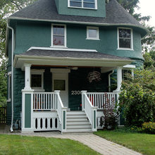 FRONT STEPS AND RAILS