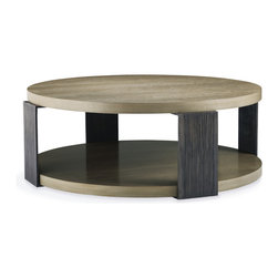 Angulo Round Cocktail Table - Baker Furniture - Coffee Tables