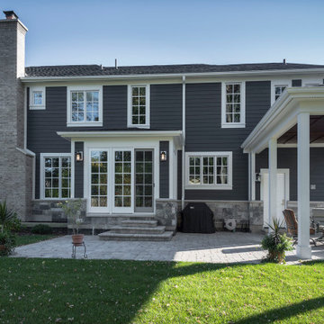 Modern Home Back View