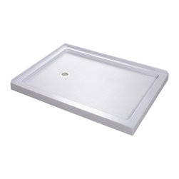 DreamLine SlimLine 36" x 60" Double Threshold Shower Base DLT-1036601 - Products