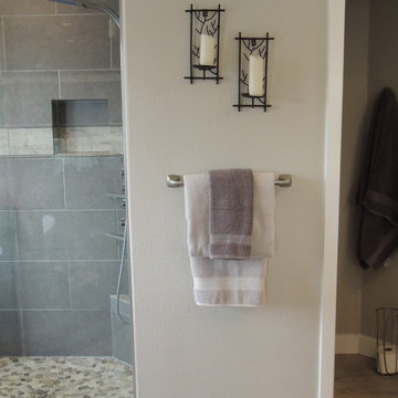 Master Bathroom Remodel from late 80"s to modern northwest