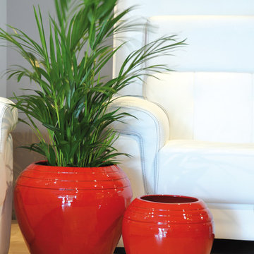 Jarre Croisette Coquelicot-Poterie d'Albi - ligne intérieur