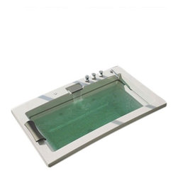 High-tech luxury 72" X 42" Acrylic Drop-In Bathtub Optional Whirlpool - Bathtubs