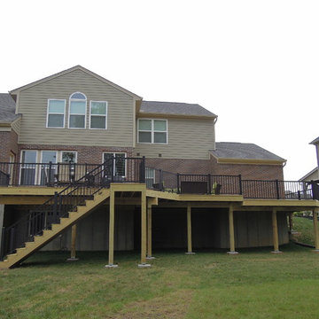 Large Wood Deck w/Aluminum Railings, Union KY area