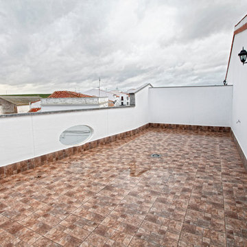 Interior de Vivienda Prefabricada con Hormigón en Badajoz