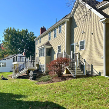 Sudbury Trex Rocky Harbor Backyard Deck