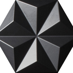 Origami 1 Nero Matte - 105 - Tile
