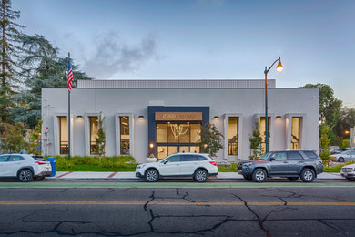 Inspiration for a modern house exterior in San Francisco.