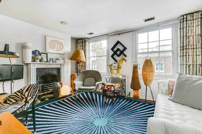 Eclectic Family Room by Marsh & Parsons