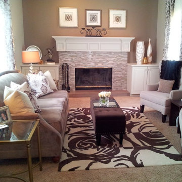 Kentwood MI budget friendly living room redesign