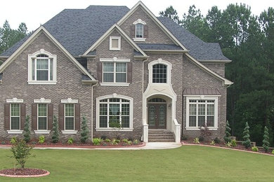 Inspiration for a large full sun concrete paver landscaping in Atlanta.