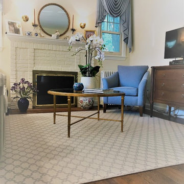 Periwinkle Blue - Traditional Living Room