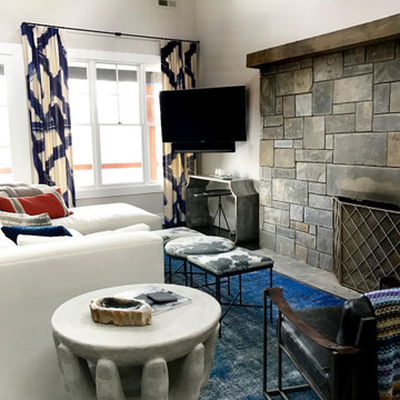 New Build - Hyco Lake Living Room - facing the water