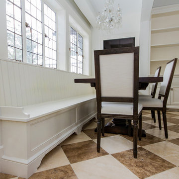 Traditional Montclair Kitchen and Banquette