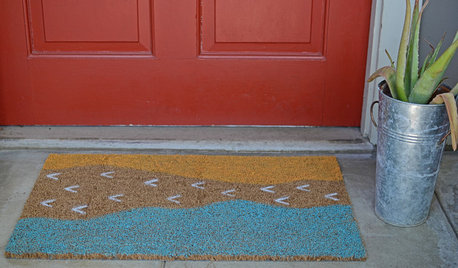 Step Up to a Work-of-Art Doormat