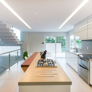 Cozinha moderna AM - Metrik Design - Arquitetura e Interiores