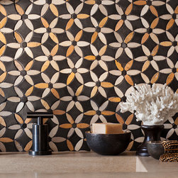 Sonja La Fleur Noir - Wall And Floor Tile