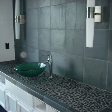 River Rock Vanity