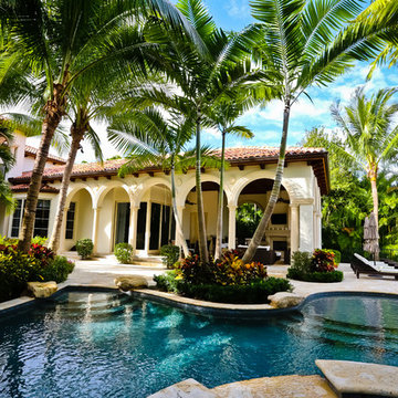 Tropical Pool view 1; Jupiter, Florida