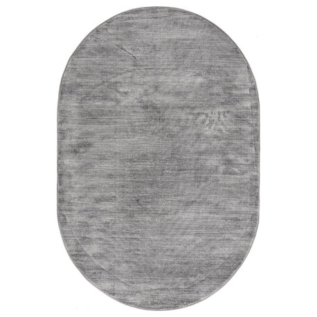 Unique Loom Kate Finsbury Rug, Gray, 7'10"x10' Oval