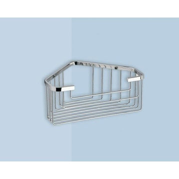 Nameeks 2483 Gedy Collection Wall Mounted Shower Basket - Polished Chrome