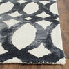 Safavieh Dip Dye Collection DDY675 Rug, Ivory/Graphite, 8'x10'