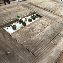 Rustic Farm Table - Outdoor Dining Tables