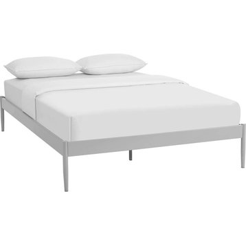 Abigail Bed Frame - Gray, Queen