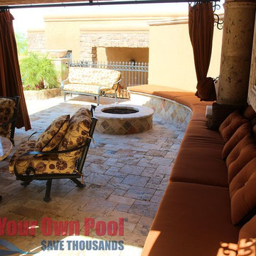 Arizona Swimming Pool and Grotto Designed by Build Your Own Pool