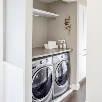 Transitional Laundry Room