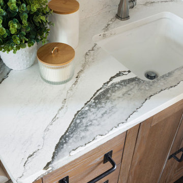 Artistic Loft Bathroom