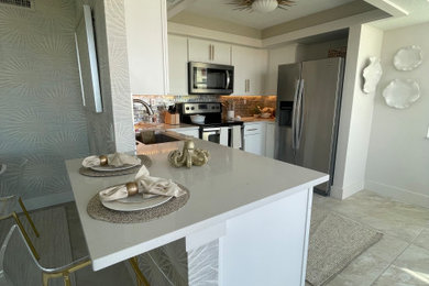 Trendy kitchen photo in Tampa