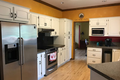 Repainting kitchen cabinets