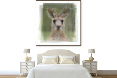 Kangaroo Portrait Artwork