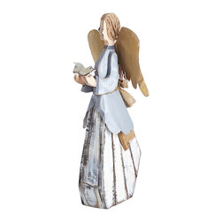 ANGEL WITH DOVE YARD ART - Products