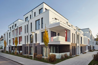 Zwei Stadthäuser an der Franz – Kail – Straße in Leverkusen