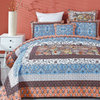 Mosaic Paradise Patchwork Quilted Quilt Set, King