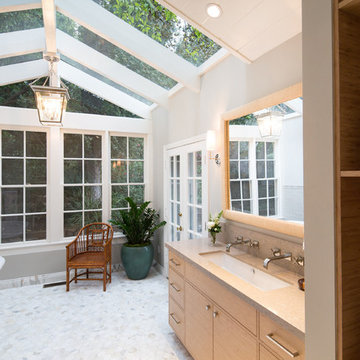 Atrium Inspired Master Bathroom