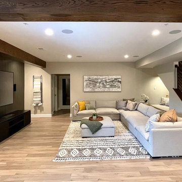 Urban Escape - Modern Open-Concept Sports Den