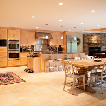 Kitchen and Family Room Addition by Walbridge Design Build