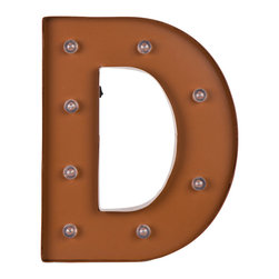 Glitzhome - Marquee Led Lighted Letter - Wall Letters