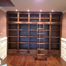 Library Bookshelves And Lather